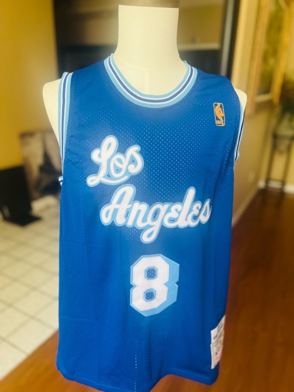 Kobe Bryant Blue Los Angeles #8 Basketball Jersey NWT